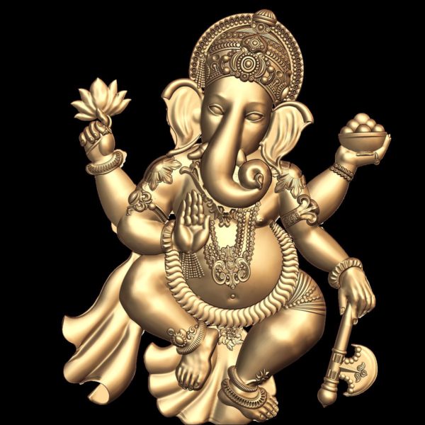 3d STL Model for CNC Lord Ganesha (10)