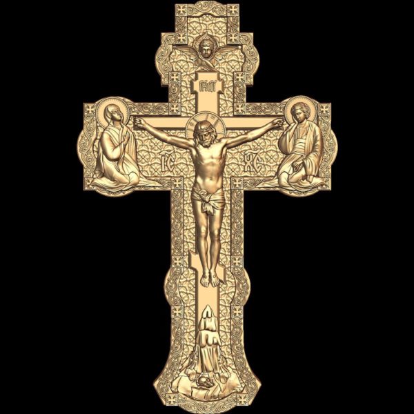 3d STL Model for CNC Religion Cross (201)