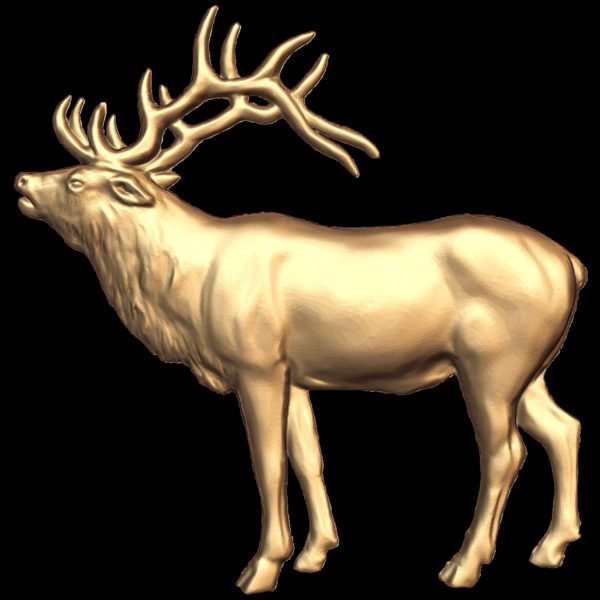 3d STL Model for CNC Panno Deer (211)