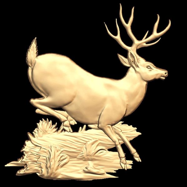 3d STL Model for CNC Panno Deer (212)