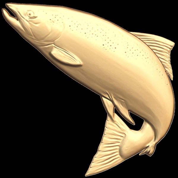 3d STL Model for CNC Fish (215)