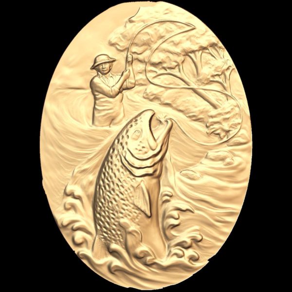 3d STL Model for CNC Fishing (217)