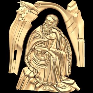 3d STL Model for CNC Religion Icon (22)