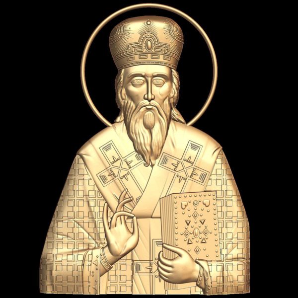 3d STL Model for CNC Religion Icon (24)