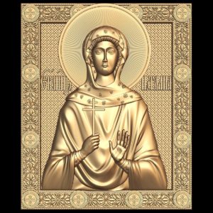 3d STL Model for CNC Religion Icon (28)