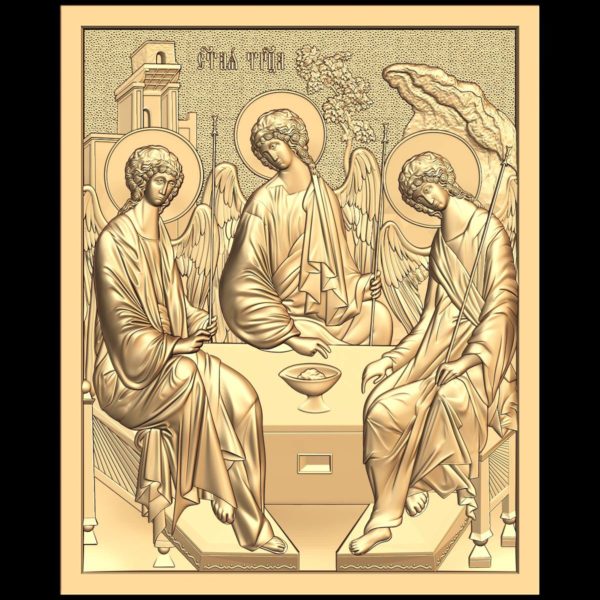 3d STL Model for CNC Religion Icon (30)