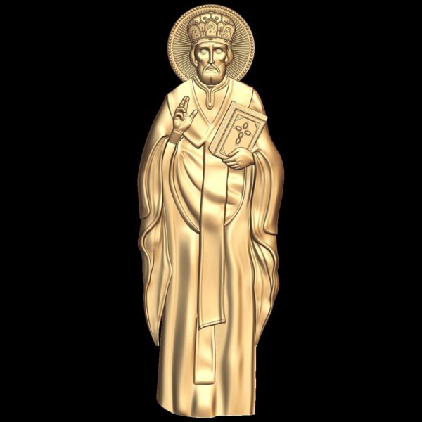 3d STL Model for CNC Religion Icon (52)