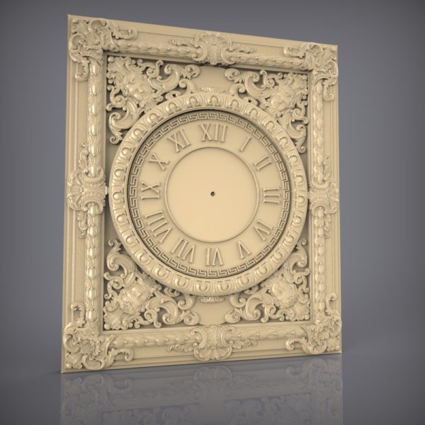 3d STL Model for CNC Clock 858