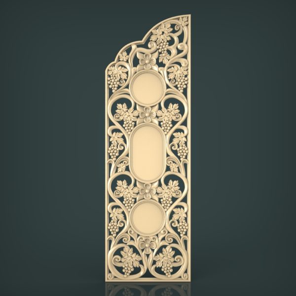 3d STL Model for CNC and 3d Printer Door 1217