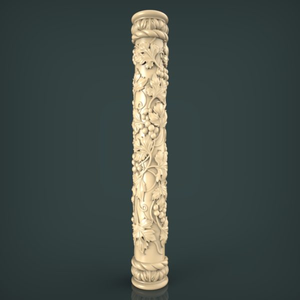 3d STL Model for CNC and 3d Printer Baluster 1324